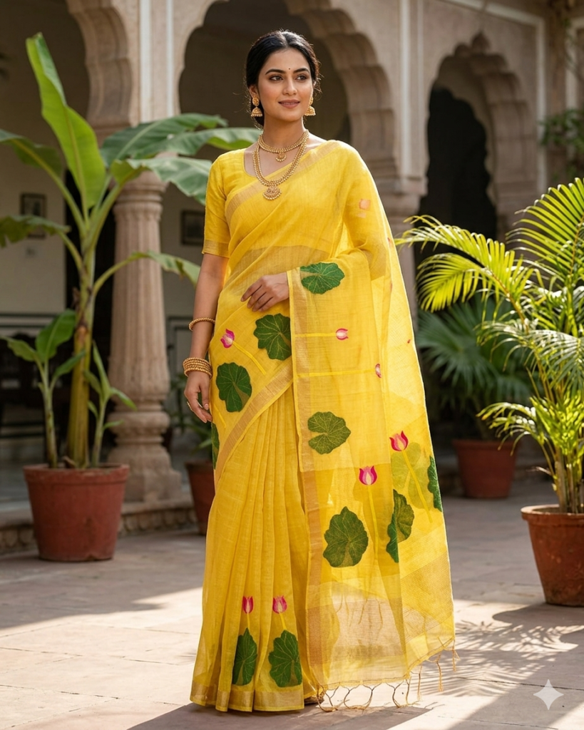 SILK LILEN - YELLOW