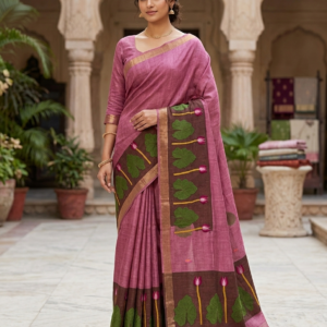 SILK LILEN- Onion Pink