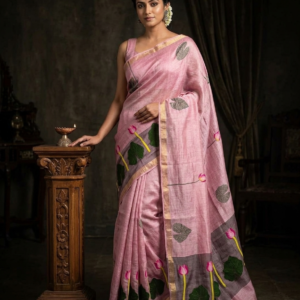 Exclusive Handloom Weaving Silk Linen