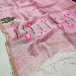SILK LILEN SAREE