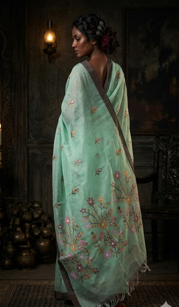 MASLIN TANTOJ - LIGHT PISTAL GREEN