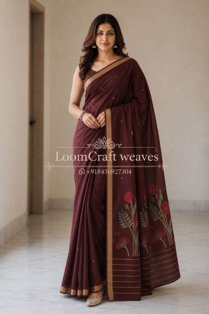 COTTON HANDLOOM SAREE