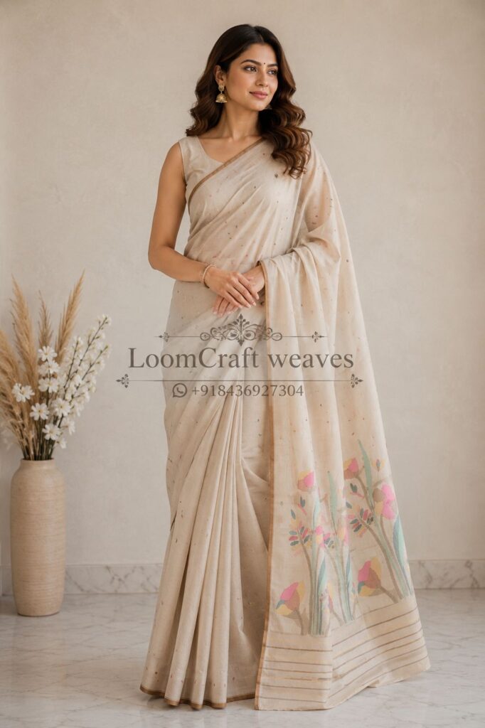 COTTON HANDLOOM SAREE