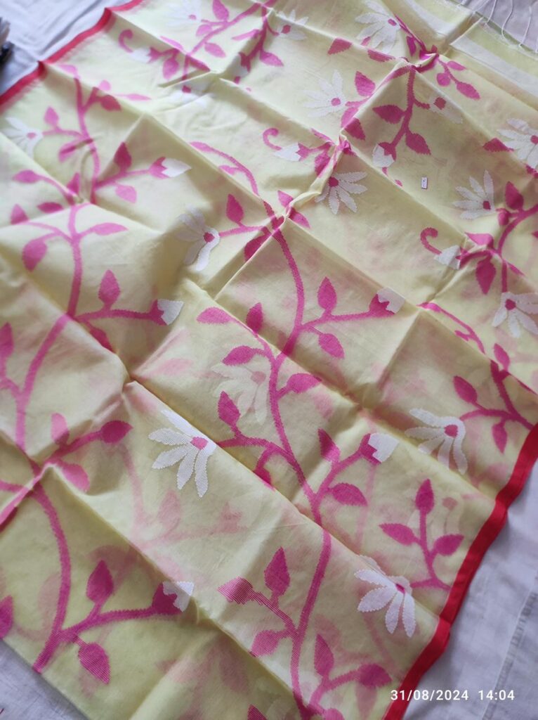 MASLIN JAMDANI SAREE