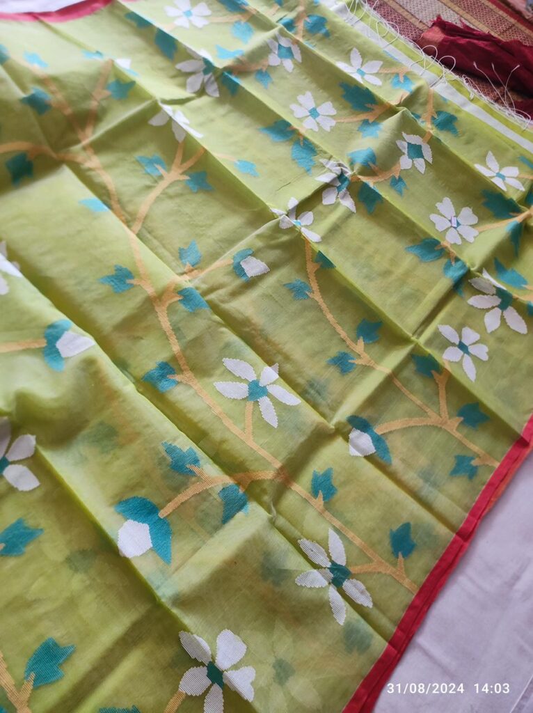 MASLIN JAMDANI SAREE