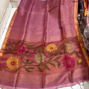 SILK LILEN SAREE