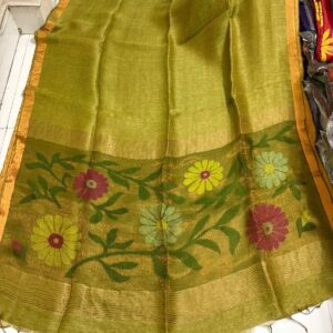 SILK LILEN SAREE