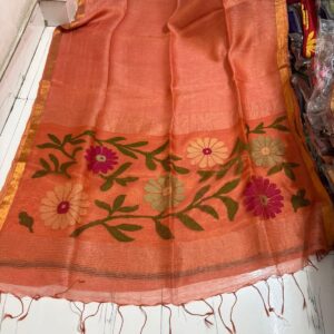 SILK LILEN SAREE