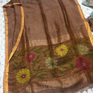 SILK LILEN SAREE