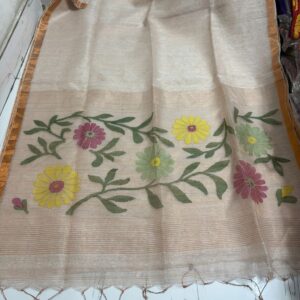 SILK LILEN SAREE