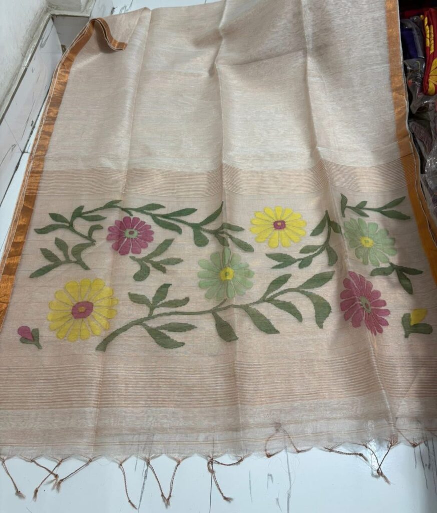 SILK LILEN SAREE