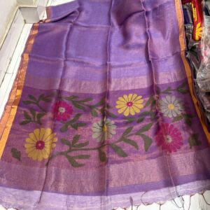 SILK LILEN SAREE